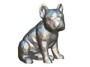 french bulldog figure 3D Print Model