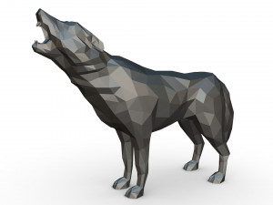 wolf figure 3D Print Model