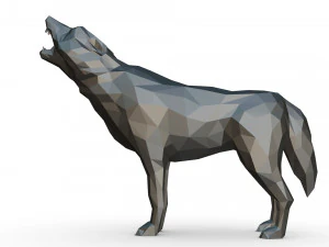 wolf figure 3D Print Model
