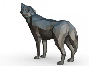 wolf figure 3D Print Model