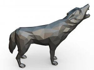 wolf figure 3D Print Model