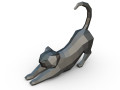 Cat figure 8 3D-Modell