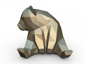 Panda figure 5 3D-Modell