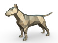 Bull terrier figure 3D-Modell