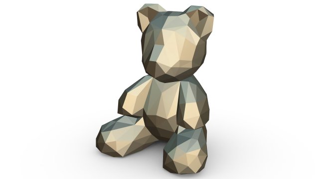 bear figure 3D-Druckmodell .c4d .max .obj .3ds .fbx .stl .blend 
