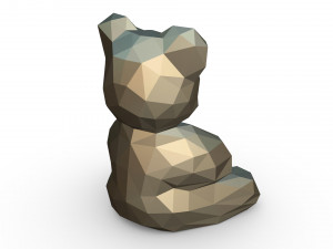 bear figure 3D-Druckmodell