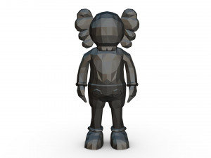 kaws figure Model do druku 3D