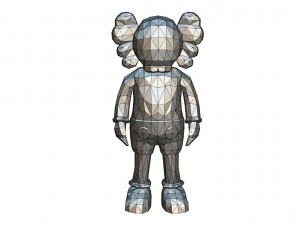 kaws figure Model do druku 3D