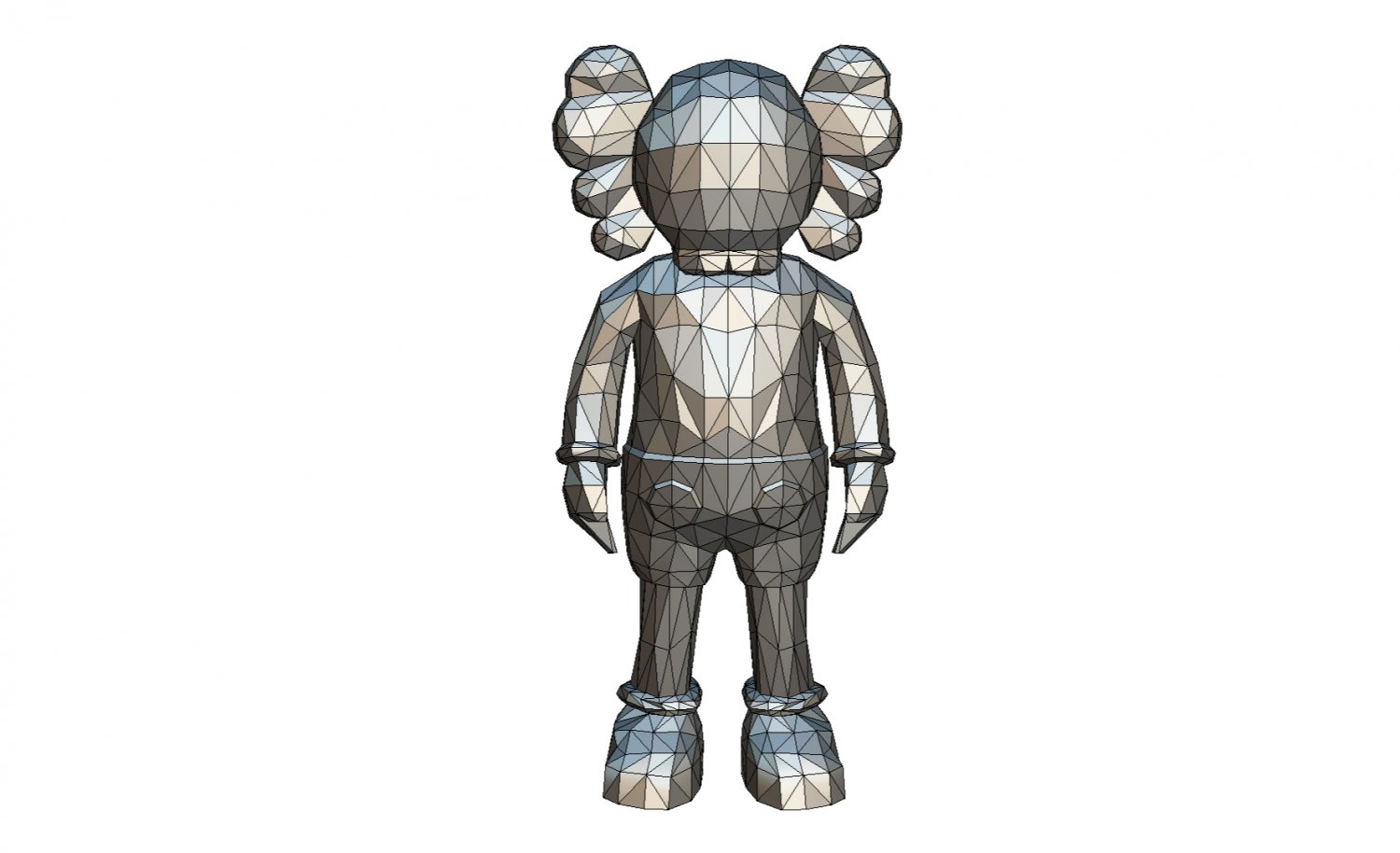 Kaws Figure Modello 3d In Scultura 3dexport
