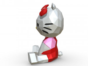 hello kitty figure 3D Print Model