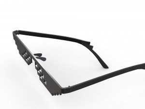 deal with it glasses Modelo de Impressão 3D