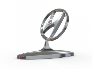 hyundai hood ornament Modèle 3D