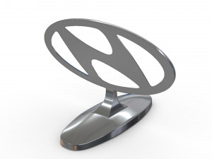 hyundai hood ornament Modèle 3D
