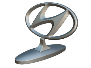 hyundai hood ornament Modèle 3D