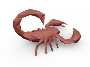 scorpion figure 3D Print Model