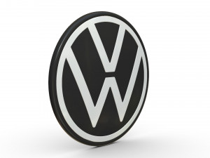 Volkswagen logo 4 Modelo 3D