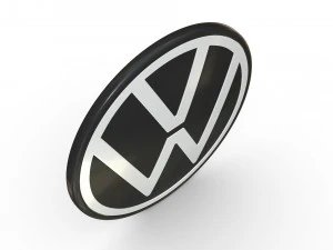 Logo Volkswagen4 Model 3D