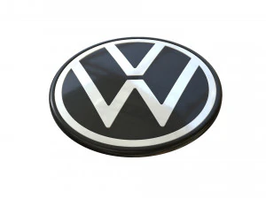 Logo Volkswagen4 Model 3D