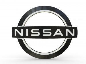 nissan logo 3 3D Model