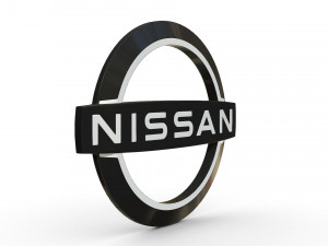 nissan logo 3 3D Модель