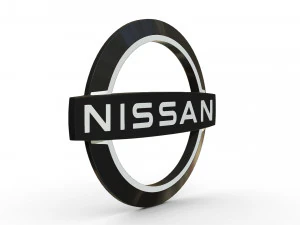 logo Nissan3 Model 3D