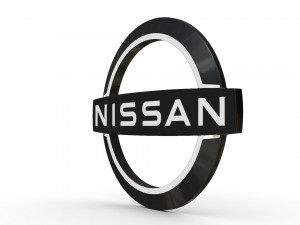 nissan logo 3 3D Модель