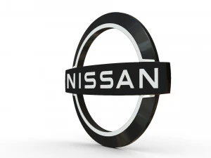 logo Nissan3 Model 3D