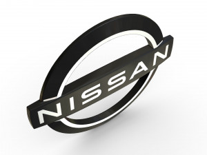 nissan logo 3 3D Модель