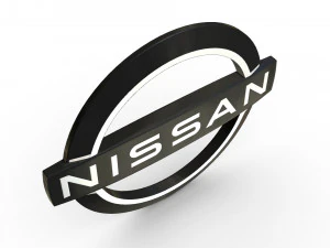 logo Nissan3 Model 3D