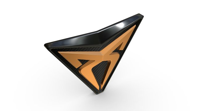 cupra logo 3D-Modell in Autoteile 3DExport