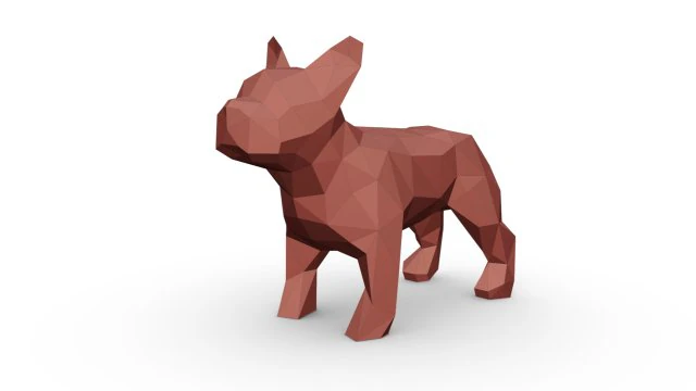 bulldog figure 5 3D Print Model .c4d .max .obj .3ds .fbx .stl .blend 