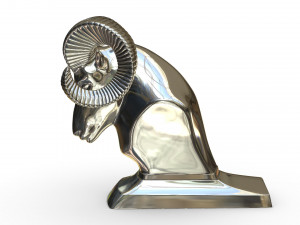 dodge ram hood ornament 3D Model