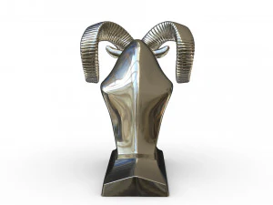 dodge ram hood ornament 3D Model