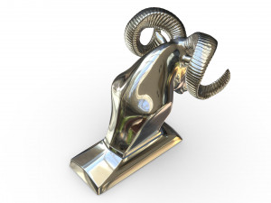 dodge ram hood ornament 3D Model