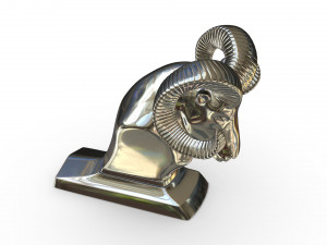 dodge ram hood ornament 3D Model