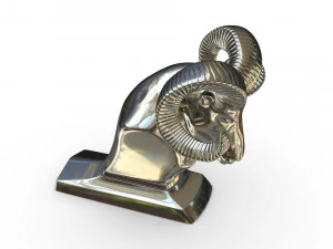 dodge ram hood ornament 3D Model