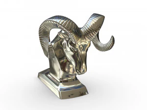 dodge ram hood ornament 3D Model