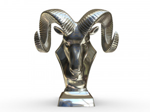 dodge ram hood ornament 3D Model