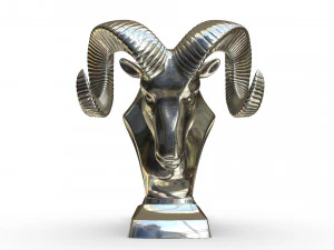 dodge ram hood ornament 3D Model