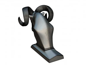 dodge ram hood ornament 3D Model