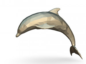 dolphin figure Modelo de impresión 3D