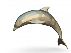 Delphinfigur 3D Druckmodell