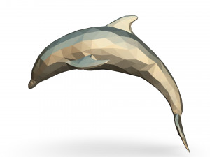 dolphin figure 3D-printmodel