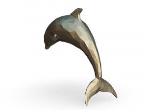 dolphin figure 3D-printmodel