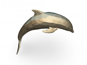 dolphin figure 3D-printmodel