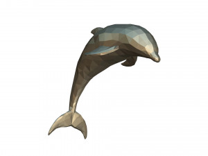 dolphin figure 3D-printmodel