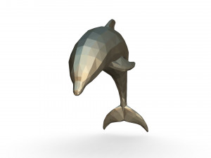 dolphin figure 3D-printmodel