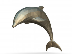 dolphin figure 3D-printmodel
