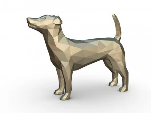 Jack-Russell-Terrier-Figur 3D Druckmodell