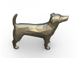 jack russell terrier figure 3D Print Model